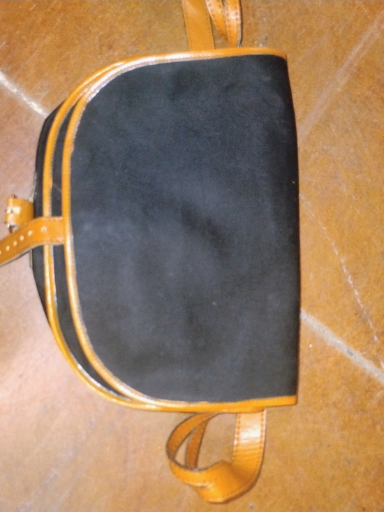 Handbags - Black and Tan Crossbody Bag